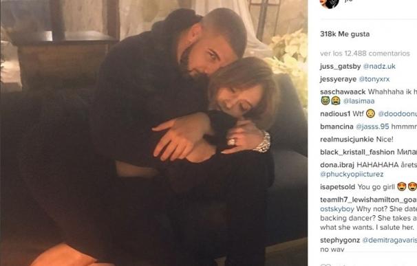 Jennifer Lopez y Drake, juntos en Instagram