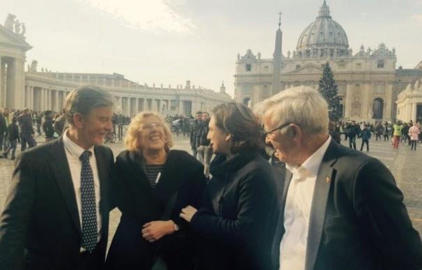 Ada Colau celebra que el Vaticano apoye "la idea de ciudad-refugio"