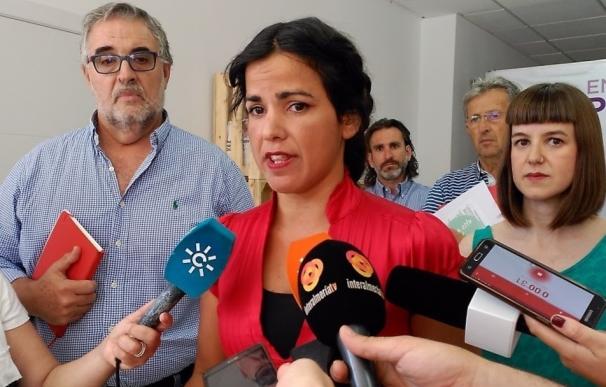 Teresa Rodríguez ve "una buena solución" para renovar la RTVA el sistema aprobado para la elección del Consejo de RTVE