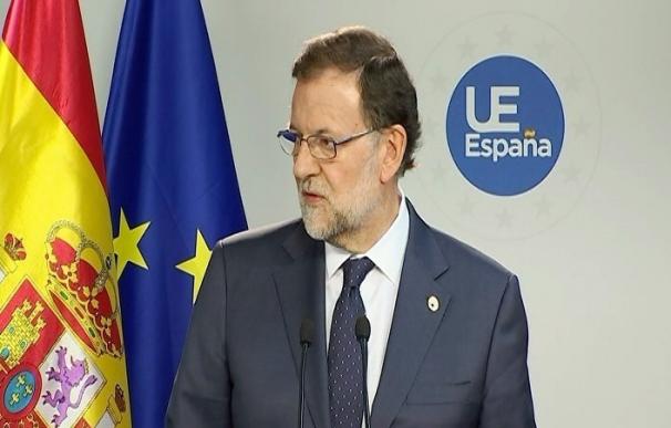 Rajoy rechaza que el eje Macron-Merkel minusvalore a España, que está con los que más piden la integración