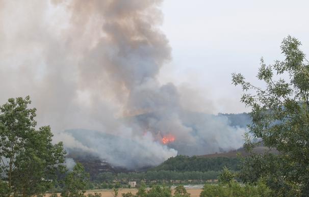 Extinguidos los tres incendios declarados este jueves en Galar, Arazuri y Artajona