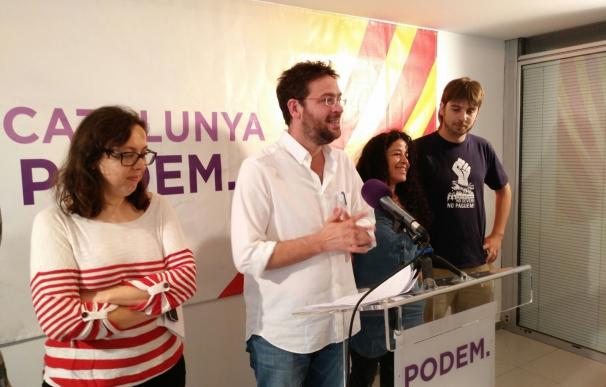 Fachin (Podem) llama convertir el referéndum del 1 de octubre en un 15-M
