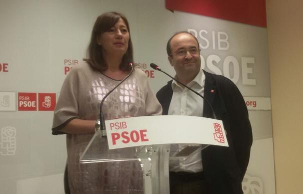 PSC y PSIB se comprometen a "ir de la mano" para lograr un federalismo fiscal: "Queremos una España más fraternal"