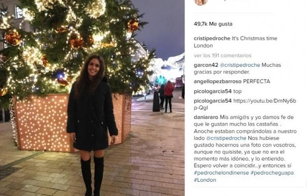 Cristina Pedroche disfruta de la Navidad en Londres