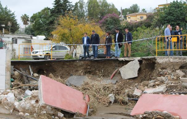 Mijas solicita 5,1 millones de euros de ayuda para paliar los daños del temporal