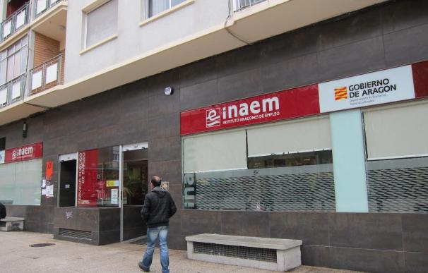 Oficina del INEM, en foto de archivo.