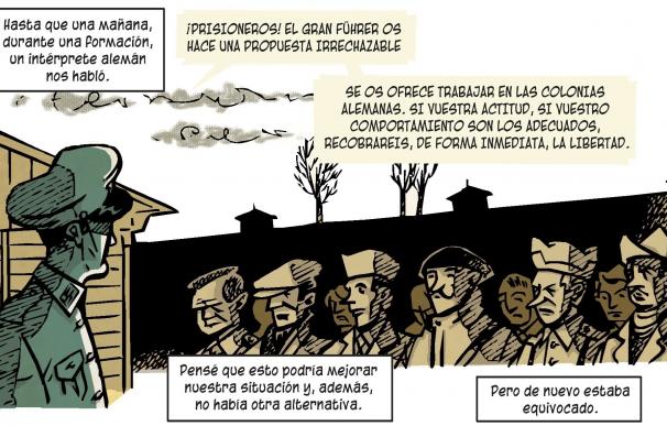 Un comic describe la epopeya de los republicanos españoles en Mathausen a través de la historia de Paco Aura
