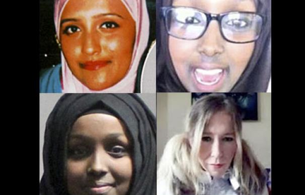 Cuatro británicas yihadistas