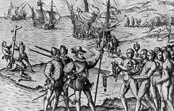 Cristóbal Colón llega a la Isla Watling en 1495