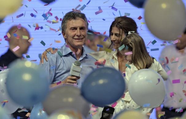 Macri celebra su triunfo en Buenos Aires