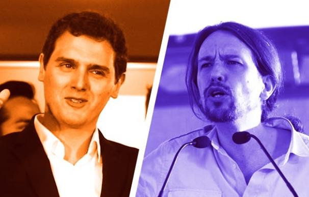 Pablo Iglesias y Albert Rivera, un 'enfrentamiento en la red'