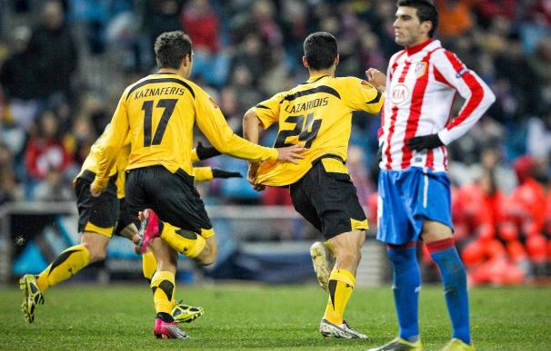 2-3. El Atlético, actual campeón de la Liga Europa, contra las cuerdas tras una derrota alarmante