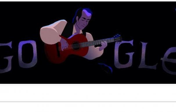 Google rinde homenaje a Paco de Lucía con un doodle el día de su cumpleaños