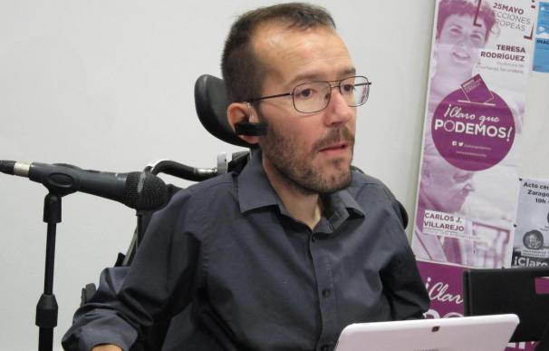 Echenique vota a Iglesias como secretario general de Podemos porque es "claramente el mejor candidato"