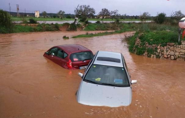 Los Bomberos han realizado 111 intervenciones a causa del temporal en Mallorca
