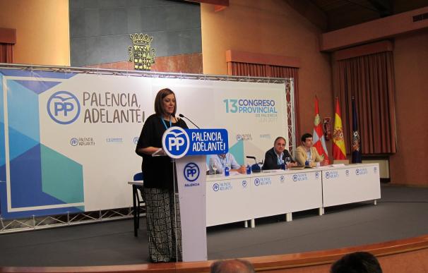 Armisén, elegida presidenta del Partido Popular de Palencia con el 96 por ciento de los votos