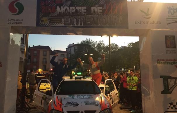 Justo Franco y Ángel Luis Álvarez ganan el XXXI Rallye Norte de Extremadura