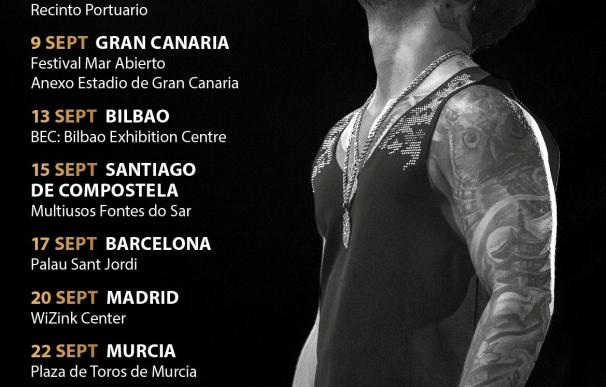 Maluma completa su gira española de nueve ciuidades con una última fecha en Santiago de Compostela