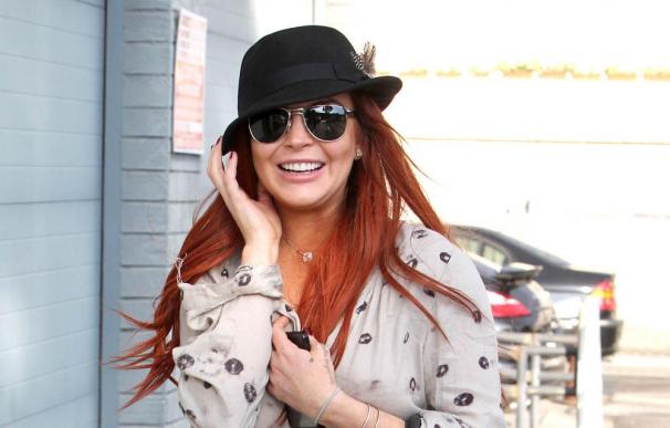Lindsay Lohan se siente como en casa en los rodajes