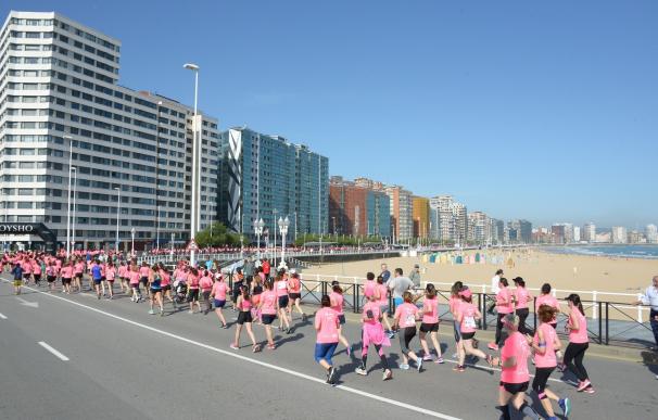 Gijón celebra su decimotercera Carrera de la Mujer Central Lechera Asturiana con 8.000 participantes