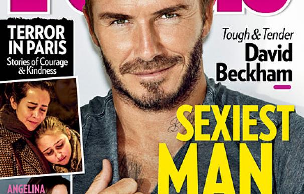 David Beckham ocupa la portada de la revista 'People' como el hombre vivo más sexy