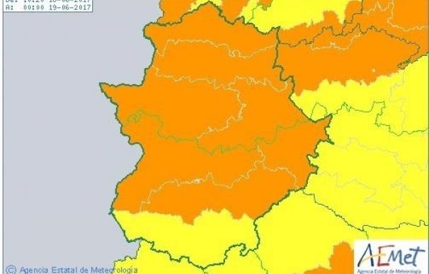 Extremadura afronta una nueva jornada en riesgo naranja por calor con termómetros por encima de los 40 grados