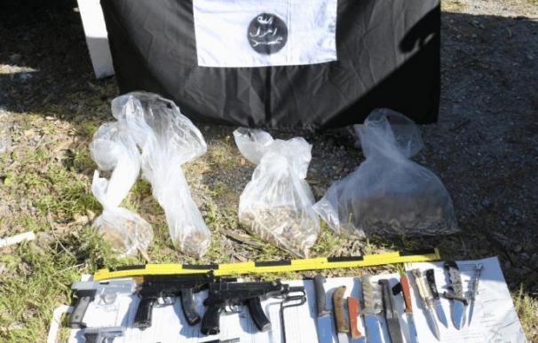 El zulo con armas encontrado en Ceuta pertenece a células yihadistas