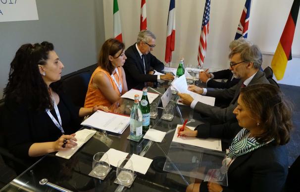 Armengol presenta al ministro de Transportes de Italia el acuerdo firmado con Córcega y Cerdeña sobre ayudas de la UE