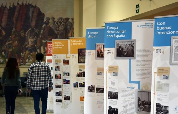 El campus de Toledo acogerá hasta el 26 de abril una exposición sobre el 30 aniversario del ingreso de España en la UE