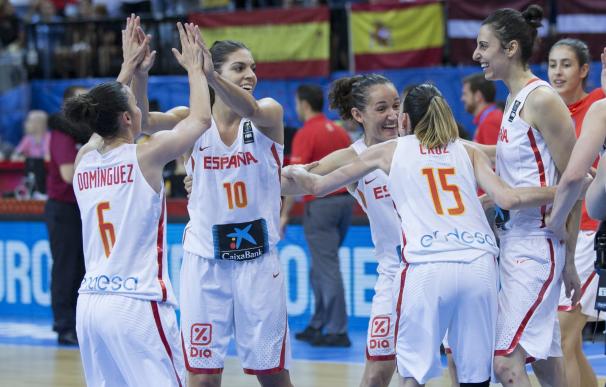 España vence a Letonia y peleará con Bélgica por un puesto en la final