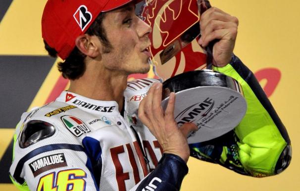 La suerte de los campeones se alía nuevamente con Valentino Rossi