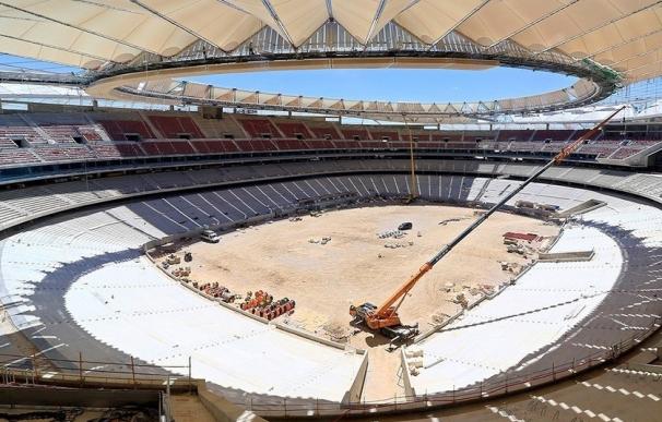 FCC "trabaja" para concluir el nuevo estadio del Atlético de Madrid a comienzos de septiembre