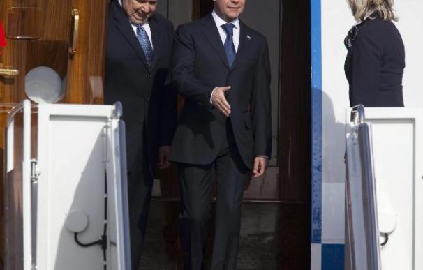 El presidente Medvédev llega a Argentina en la primera visita de un mandatario ruso al país