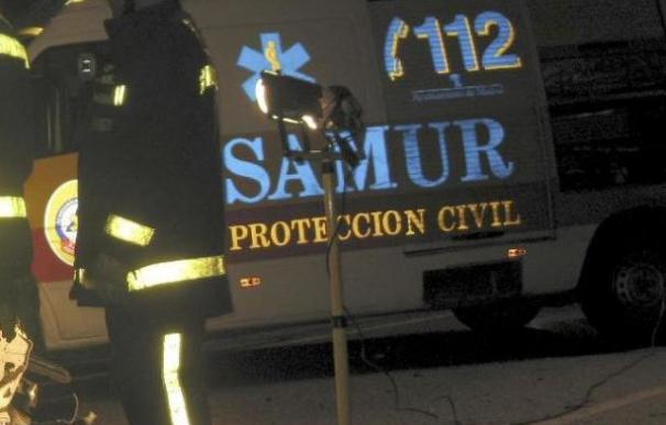 Un hombre muere carbonizado en el incendio de una chabola en Madrid