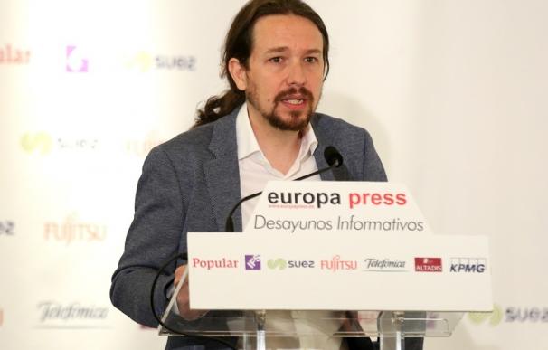 Pablo Iglesias pide "limpiar las instituciones de tipos siniestros" y reconocer a las víctimas del franquismo