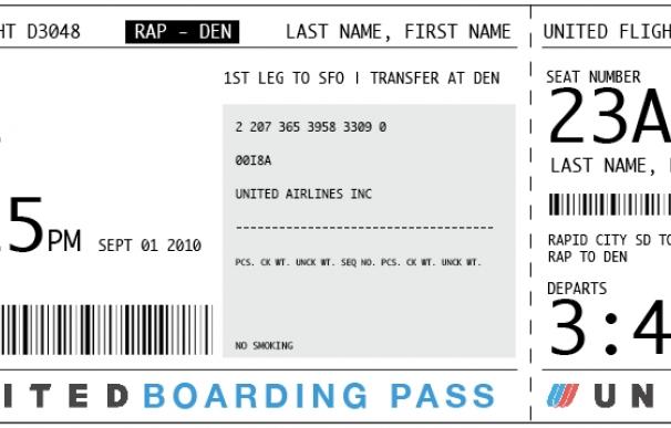 Los códigos de barras de las tarjetas de embarque pueden revelar demasiada información personal.