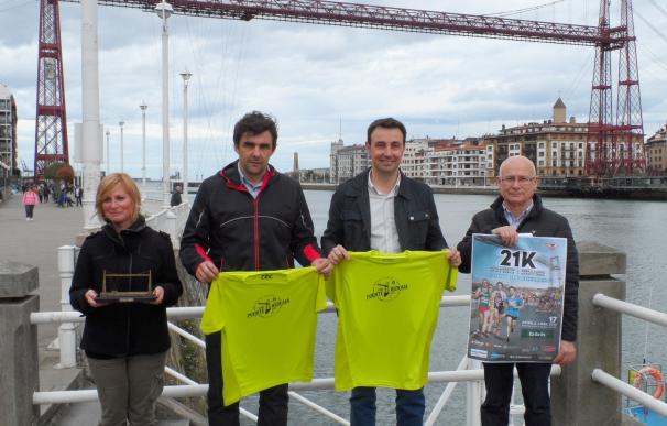 La III edición de la Media Maratón Puente de Bizkaia contará con la participación de 1.482 corredores y patinadores