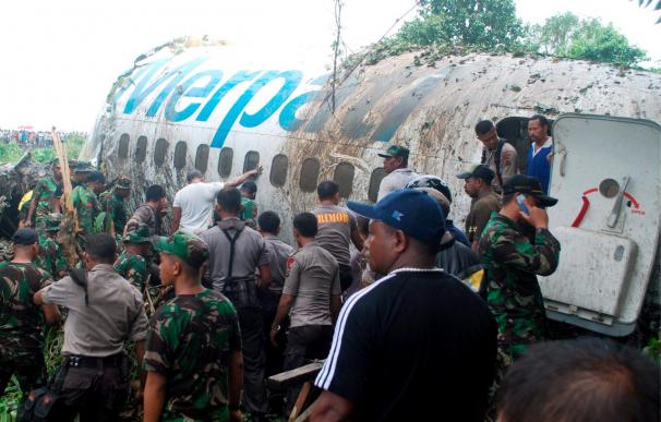 Un total de 82 heridos en un accidente de avión en la región indonesia de Papúa