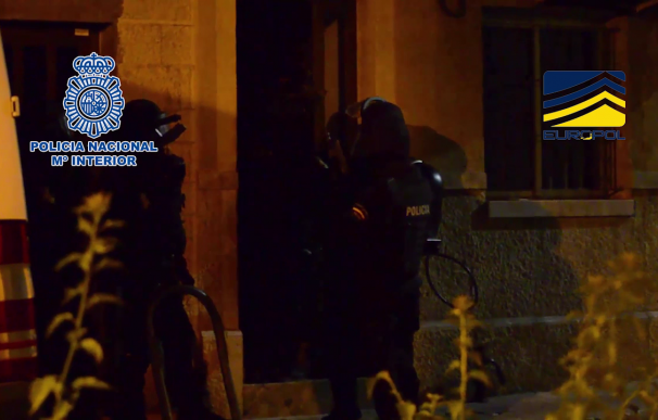 Imágenes de la detención de cuatro yihadistas en Palma de Mallorca