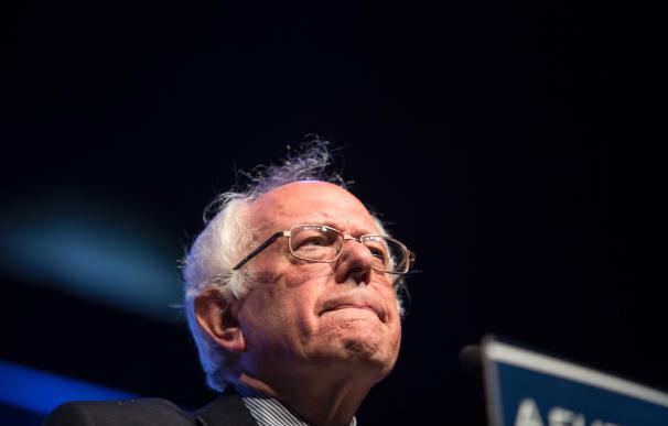 Democratic presidential hopeful Bernie Sanders add