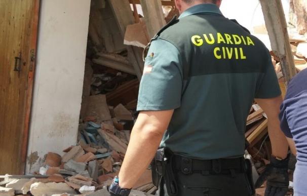 Dos personas atrapadas en el derrumbe de una casa de Nuévalos (Zaragoza)