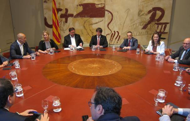 Comienza la reunión del Gobierno catalán previa al anuncio de la fecha y la pregunta del referéndum