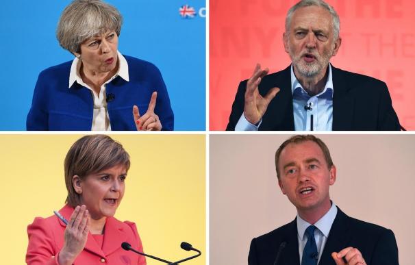 Principales candidatos elecciones Reino Unido