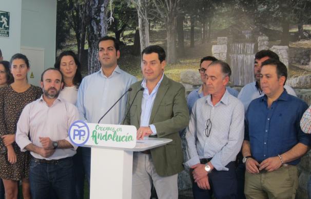 Moreno exige a la Junta "más cariño" para el mundo rural ante la "brecha entre andaluces de ciudad y de interior"