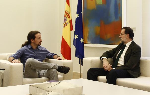 Pablo Iglesias anuncia que Rajoy le recibirá el lunes en La Moncloa