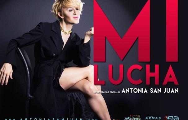 Antonia San Juan protagoniza el espectáculo 'Mi lucha' en el Teatro Leal