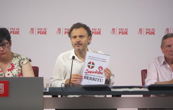 Unai Ortuzar pide a Odón Elorza el apoyo a su candidatura para poder "resetear" el PSE-EE