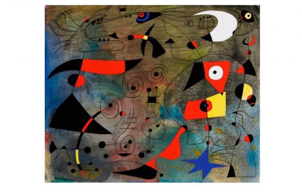 Vendida por 27 millones "Femme et oiseaux", una de las constelaciones de Miró