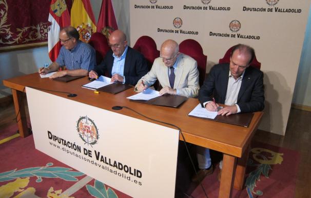 Diputación de Valladolid renueva su colaboración con Cáritas, Cruz Roja y Banco de Alimentos contra la exclusión social