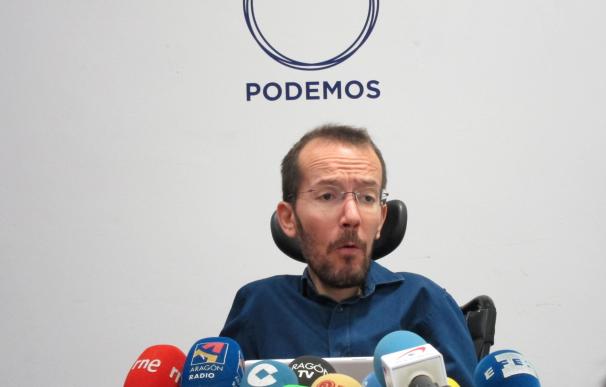 Echenique (Podemos) afirma que un Gobierno de PSOE, Podemos y C's "es una quimera" por "inviable"